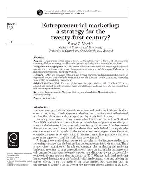 Marketing Strategies A Twenty-First Century Approach PDF
