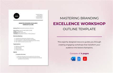 Marketing Strategy Workshop Template