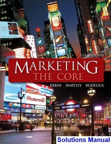 Marketing The Core Kerin 5th Edition Ebook Doc