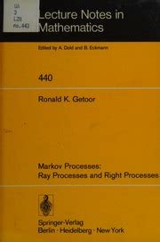 Markov Processes Ray Processes and Right Processes PDF