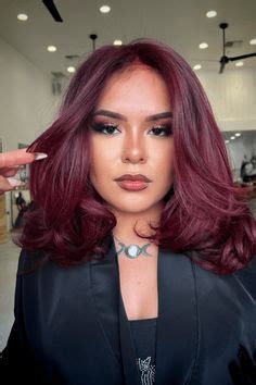 Maroon Colour Hair: A Mesmerizing Hue for Bold Individuals