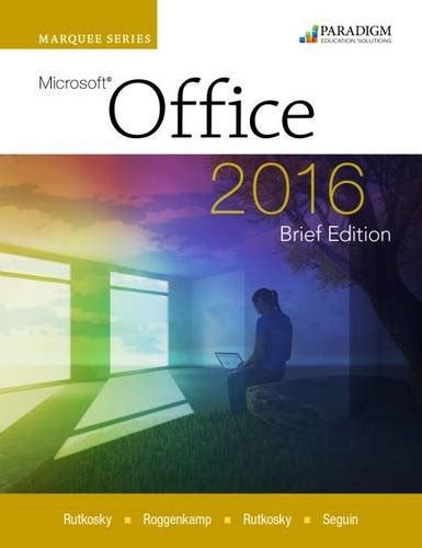 Marquee Series Microsoft R Office 2016 Brief Edition Workbook Kindle Editon