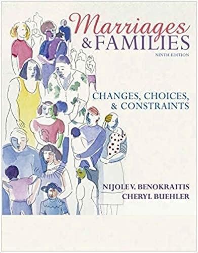 Marriages and Families - Changes, Choices and Constraints Doc