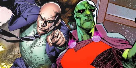 Martian Manhunter vs. Lex Luthor: A Cosmic Clash of Intellect and Power