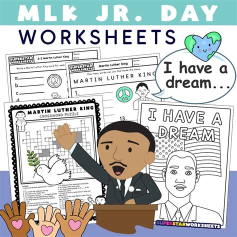 Martin Luther King Jr Printables For 3rd Grade