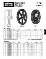 Martin Spur Gear Catalog