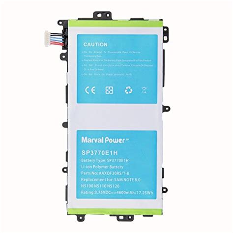 Marval Sp3770e1h Battery Samsung Gt n5110 PDF