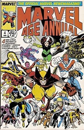 Marvel Age Annual 4 Arthur Adams X-Men Cover Marvel Comics Kindle Editon