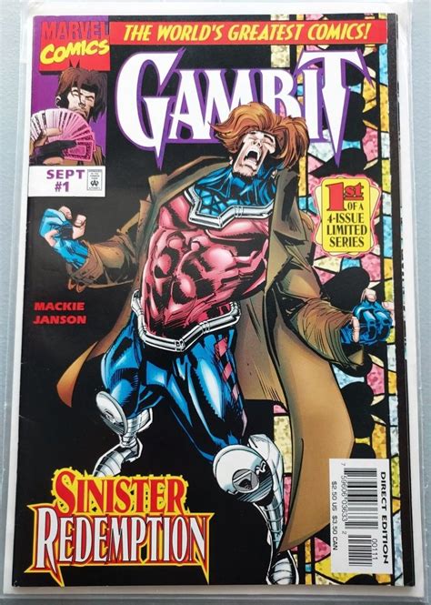 Marvel Comics Gambit Sinister Redemption Sept Issue Number 1 Epub