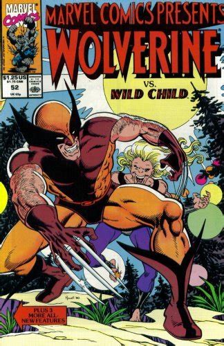 Marvel Comics Presents 52 Wolverine Comet Man Rick Jones and the Hulk Marvel Comics Reader