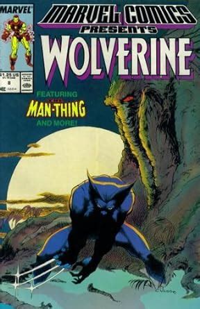 Marvel Comics Presents 8 Wolverine Man-Thing Master of Kung Fu and Iron-Man Marvel Comic Book 1988 Doc