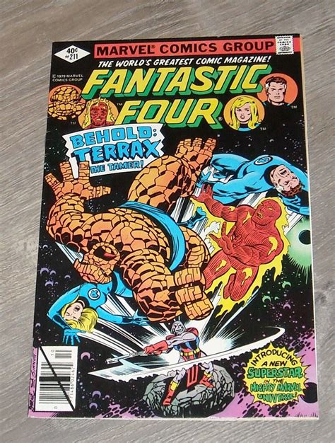 Marvel Fantastic Four No 211 October 1979 If This Be Terrax Reader