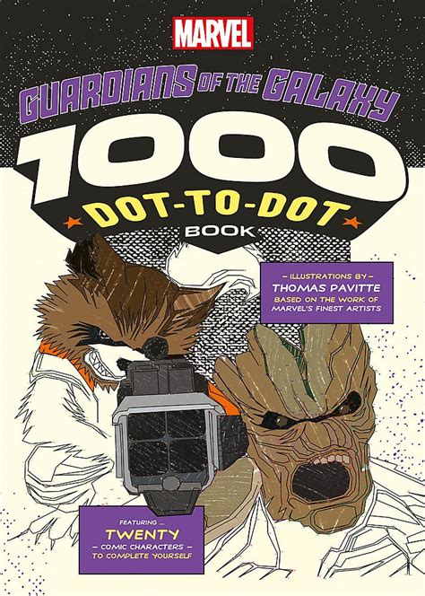 Marvel Guardians of the Galaxy 1000 Dot-to-Dot Book