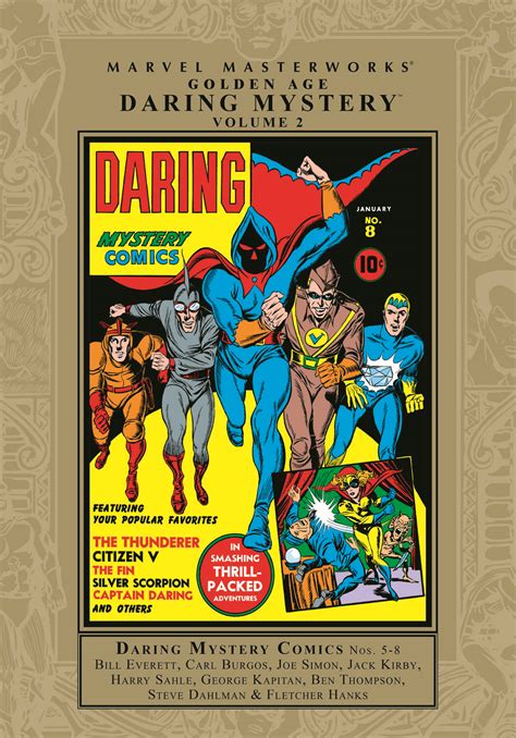 Marvel Masterworks Vol 133 Golden Age Daring Mystery Comics Vol 2 Hc Variant Edition Doc