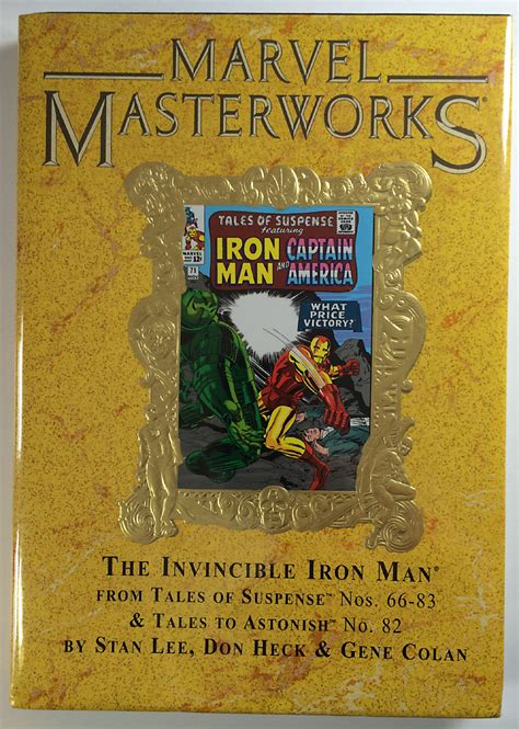 Marvel Masterworks Vol 65 the Invincible Iron MAN Ltd Ed Marble Variant Doc