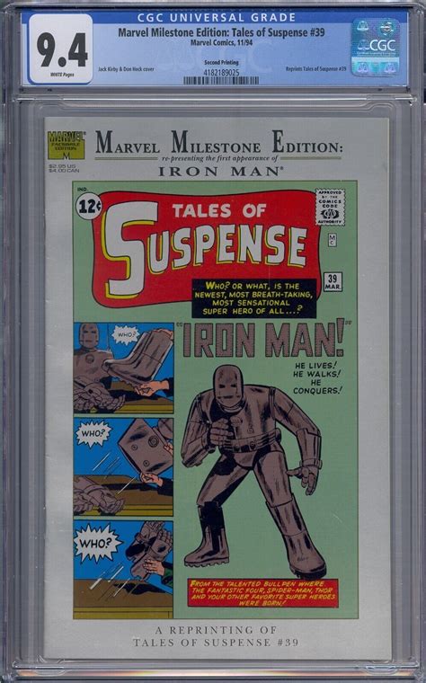 Marvel Milestone EditionTales Of Suspense 39 Reader