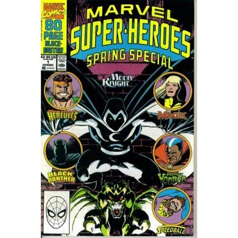 Marvel Super Heroes Spring Special 1 Featuring Moon Knight Hercules Magik Brother Voodoo Speedball and Black Panther Marvel Comics Spring Special Kindle Editon