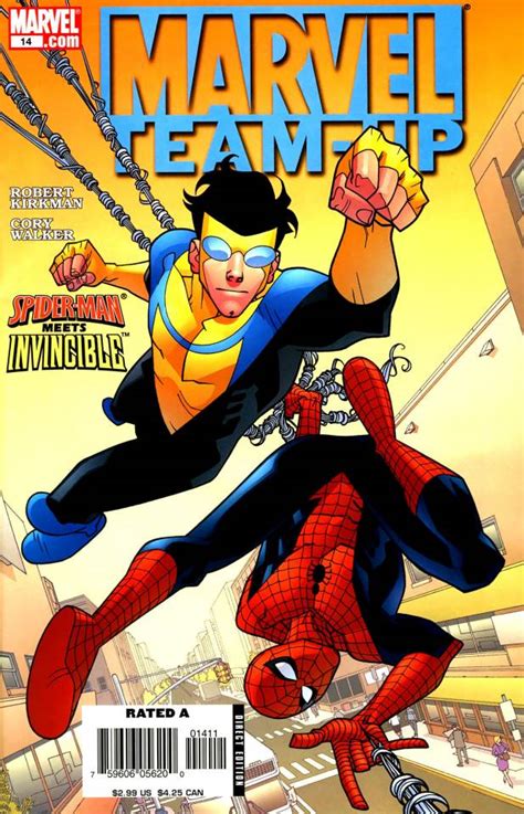 Marvel Team-Up 14 Spider-man Meets Invincible January 2006 Reader