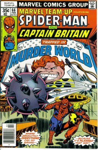 Marvel Team-Up 66 Featuring Spider-Man and Captain Britain in Murder World Marvel Comics Kindle Editon