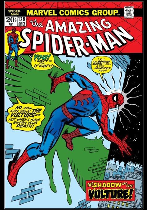 Marvel The Amazing Spider-Man Vol 1 No 128 January 1974 The Vulture Hangs High PDF