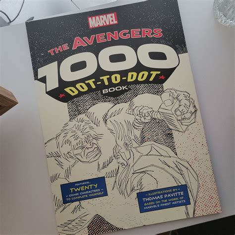 Marvel The Avengers 1000 Dot-to-Dot Book Reader