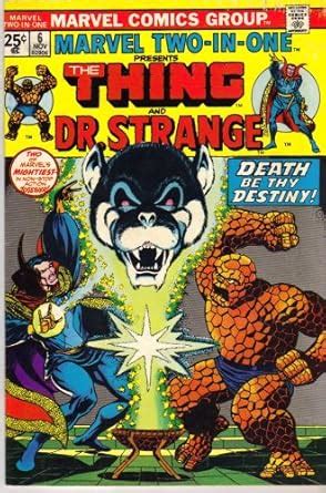 Marvel Two-in-One No 6 Featuring the Thing and Doctor Strange PDF