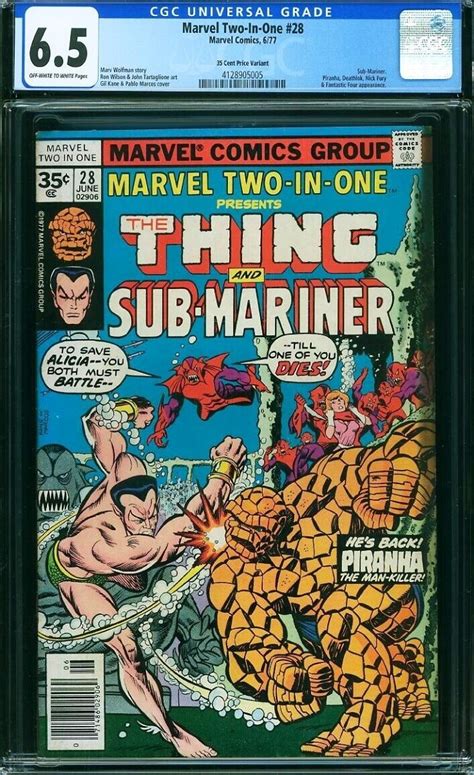 Marvel Two-in-one 2 the Thing Vrs Sub-mariner 1 Doc