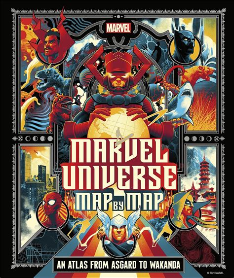 Marvel World Map: Exploring the Fictional Universe of Earth-616