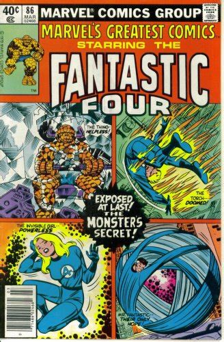 Marvel s Greatest Comics 86 Featuring the Fantastic Four in The Monster s Secret Marvel Comics Kindle Editon