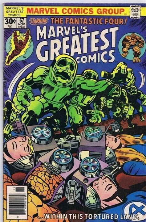 Marvel s Greatest Comics Starring The Fantastic Four Vol 1 No 67 November 1976 Within This Tortured Land Doc