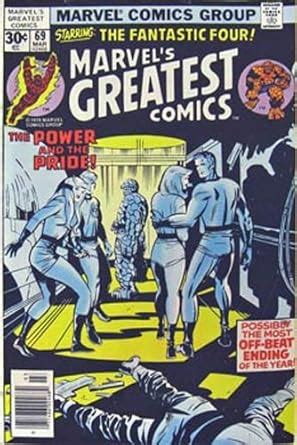 Marvel s Greatest Comics Starring The Fantastic Four Vol 1 No 69 March 1977 The Power And The Pride Kindle Editon