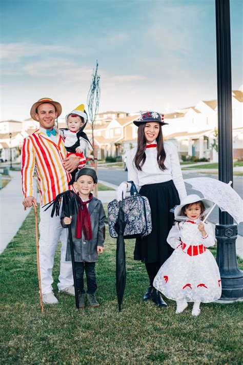 Mary Poppins Family Halloween Costumes: A Magical Adventure for All Ages