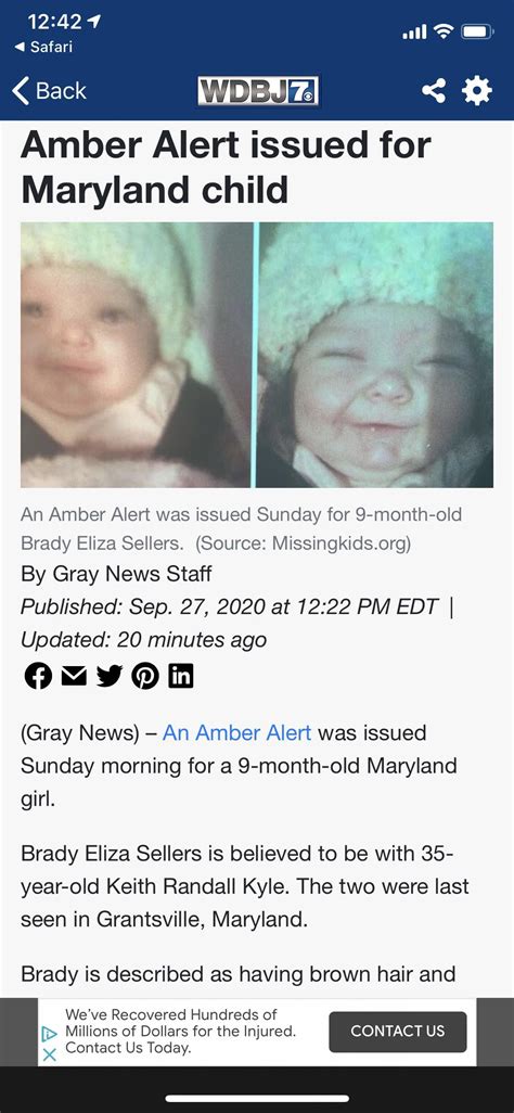 Maryland Amber Alert: Urgent Guidance for Parents and Community Members