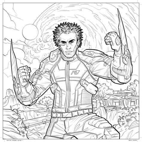 Mass Effect Adult Coloring Book PDF