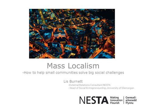 Mass Localism A Way to Help Small Communities Solve Big Social Issues Doc