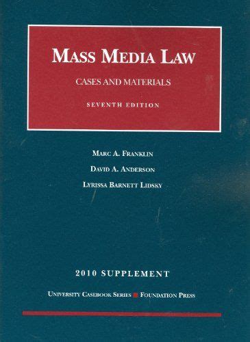 Mass Media Law Cases and Materials 7th Edition Epub