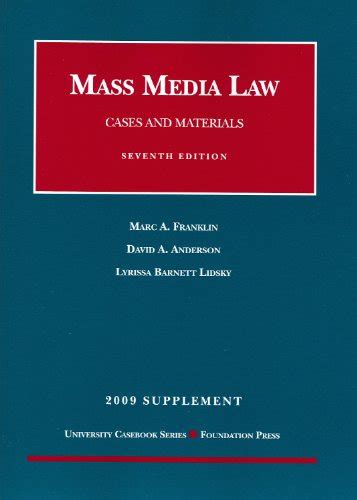 Mass Media Law Cases and Materials 7th Edition Epub