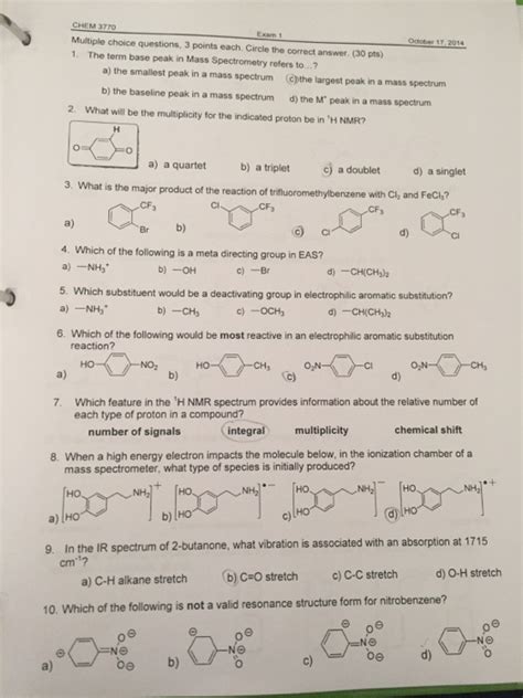 Mass Spectrometry Mcq With Answers Doc