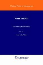 Mass Terms Some Philosophical Problems 1st Edition Doc