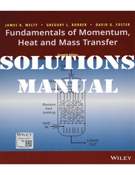 Mass Transfer Problems Solutions Manual Doc