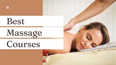 Massage Therapy Classes Online