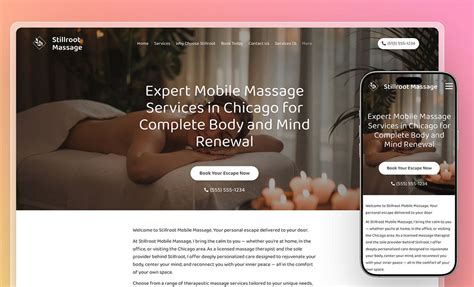 Massage Website Templates