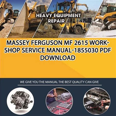 Massey Ferguson 2615 Repair Manual Ebook Kindle Editon