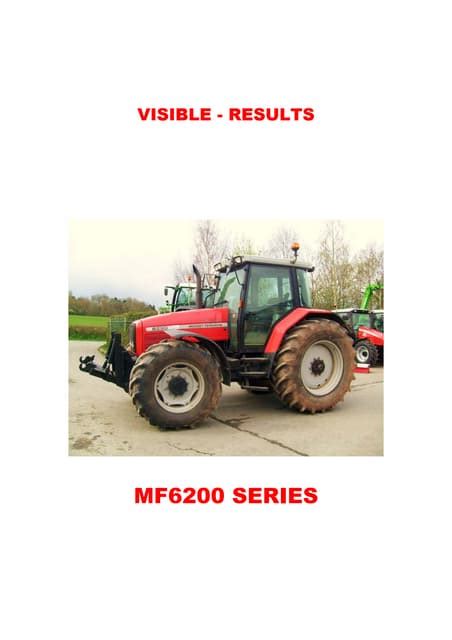 Massey Ferguson 6290 Workshop Manual Ebook Kindle Editon