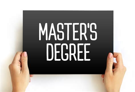 Master's programs: