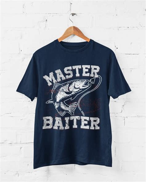 Master Baiter T-Shirt: The Perfect Gift for the Fisherman in Your Life!