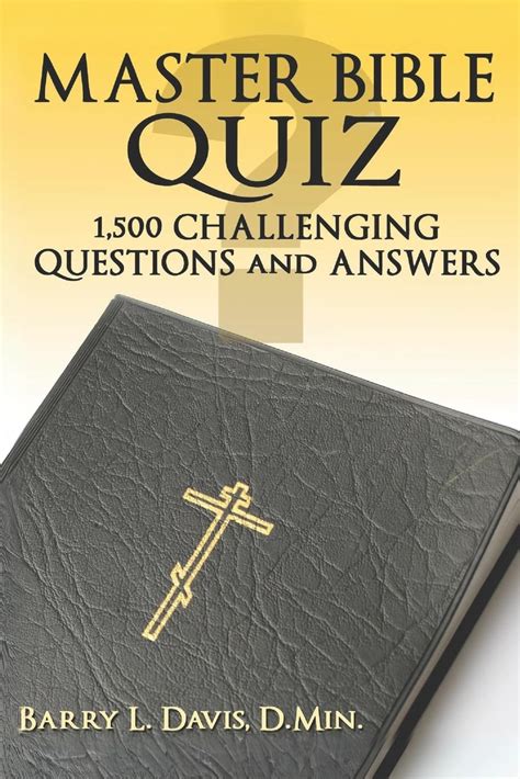 Master Bible Quiz 1500 Challenging Questions and Answers Epub