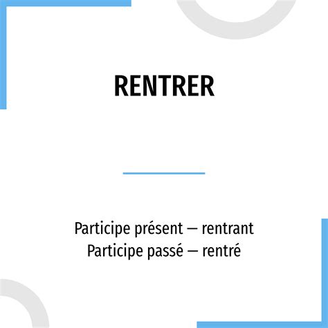 Master French Fluency with Effortless rentrer conjugation french**