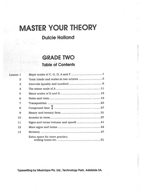 Master Your Theory Grade 2 Answers Download Doc