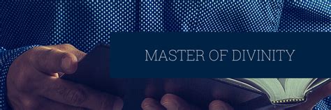 Master of Divinity (MDiv)